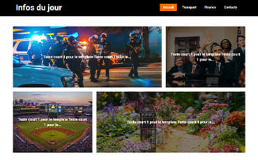Example of an online blog with articles, images, and a comment area to share content.