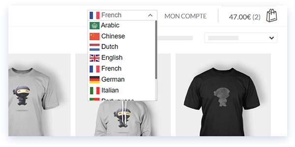Already translated store