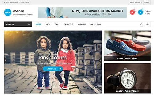 WooCommerce eStore Theme