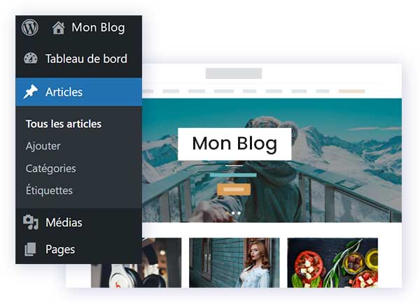 Create a WordPress blog
