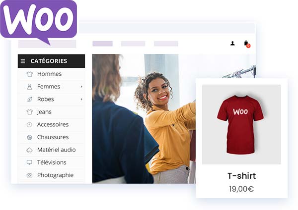 An e-commerce site with WooCommerce