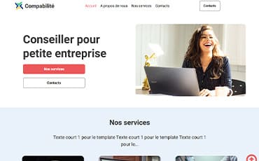 Professional website for consultant, presenting services, expertise, and client testimonials.